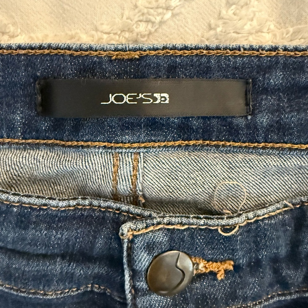 Joe's Jeans Dark Blue Ankle Cropped - Picture 4 of 10